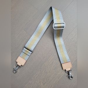 Brand New MZ Wallace Silver/Gold Lurex Strap with Silver hardware